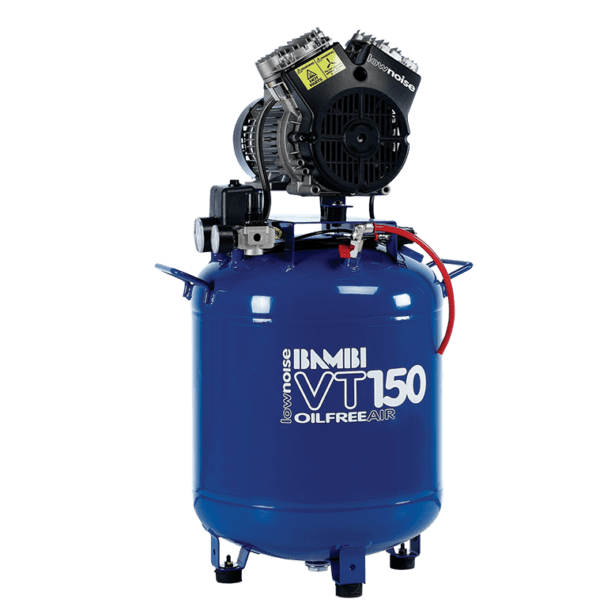 Bambi Compressor VT150 Oil Free Including Fittings