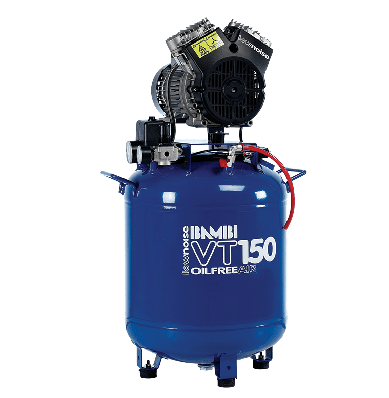 Bambi Compressor VT150 Oil Free Including Fittings