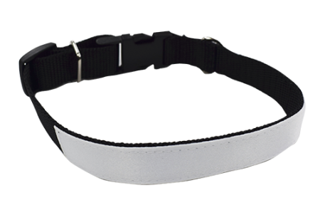 Large Adjustable Dog Collar 2.5 x 62cm Printable Area 28cm