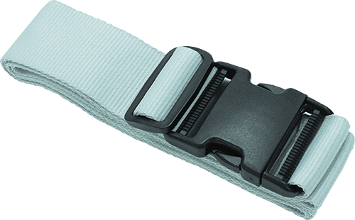 Luggage Strap Light Grey With Black Buckle 5x180cm