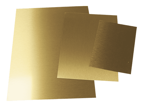 Gold Coloured Metal A4 Printable Area 203mm x 278mm