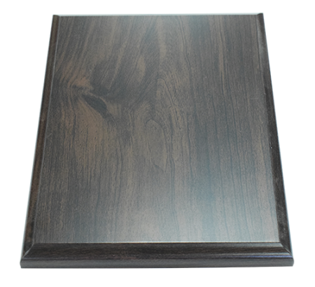 Walnut Effect Plaque Large 30.5cm x 23cm (A4)