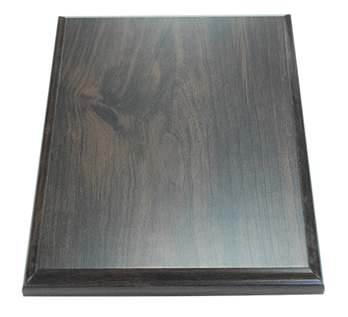 Walnut Effect Plaque Large 30.5cm x 23cm (A4)