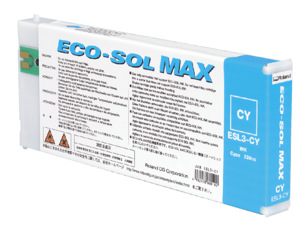 Roland EcoSolMAX Ink 220ml Cyan for BN20&SP PrinterCutter