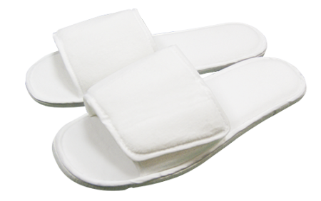 Mens White Slippers 7mm Eva Sole