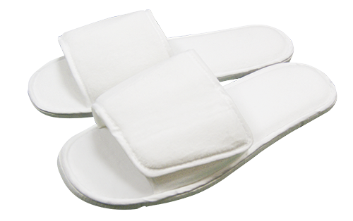 Mens White Slippers 7mm Eva Sole