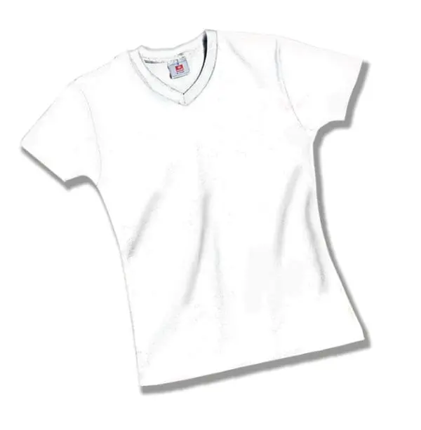 Spicy T V-Neck White XS