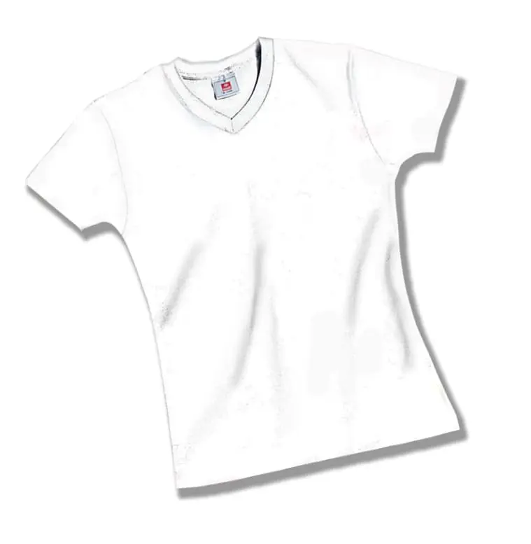 Spicy T V-Neck White XS