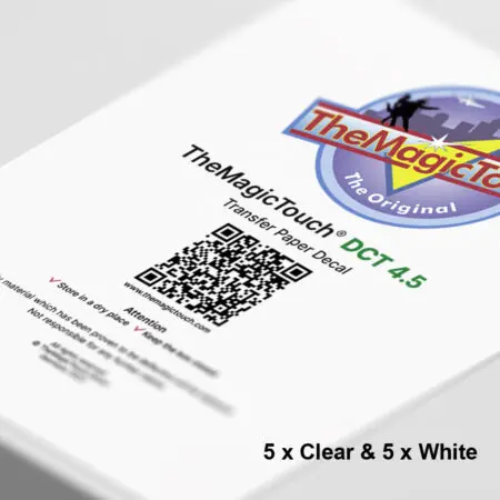 DCT 4.5 A4 Micro Box of 10 Sheets (5 Clear & 5 White)