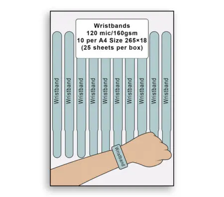 Blank Wristbands for Printing