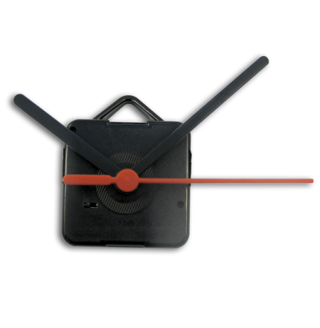 Clock Mechanisms inc Black Plastic+Red Second Hands 400x80mm