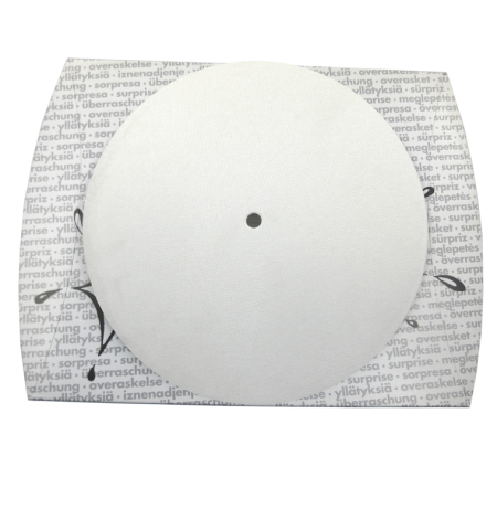 Round Linen Clock Disc (250mm Dia) inc Gift Box