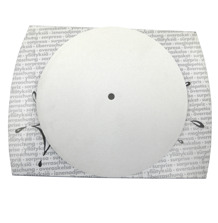 Round Linen Clock Disc (250mm Dia) inc Gift Box