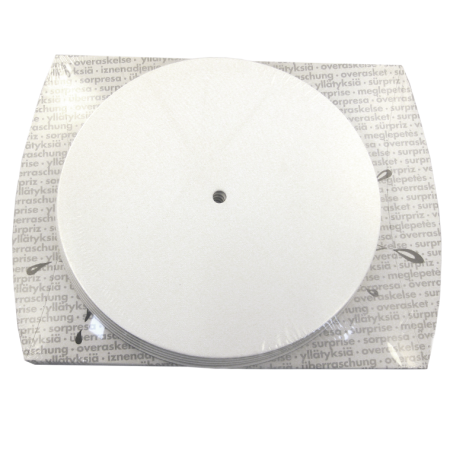 Round Linen Clock Discs (250mm Dia) inc Gift Box - Pack of 6