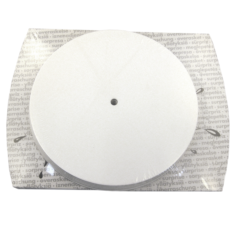 Round Linen Clock Discs (250mm Dia) inc Gift Box - Pack of 6