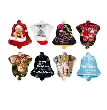 Sublimation Christmas Bell Ornament 8 per A4 Sheet