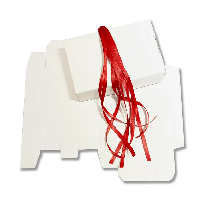 Gift Box and Ribbons For Sublimation Christmas Sheets of 8