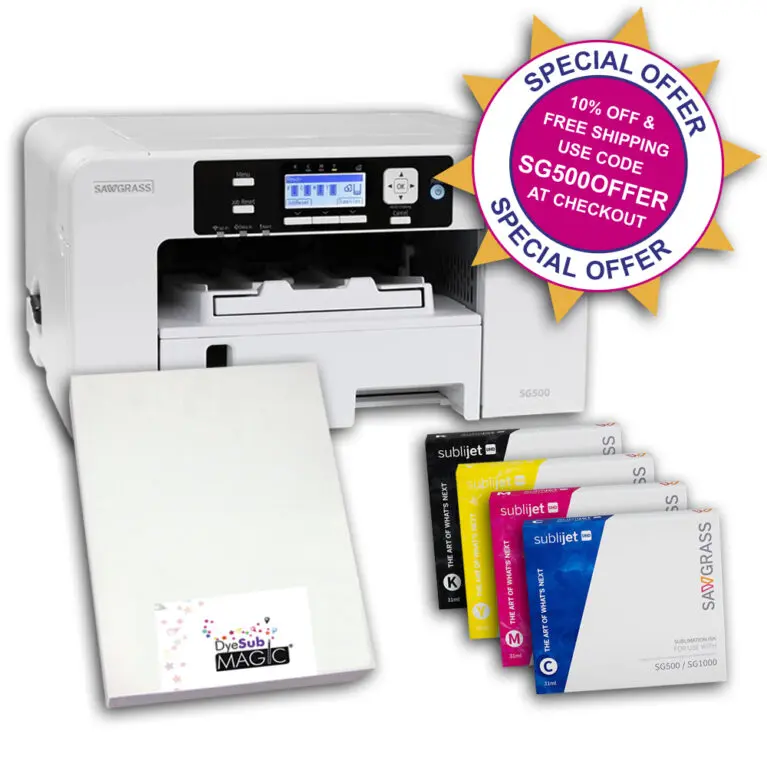 Sawgrass SG500 Printer A4 Including Ink & Paper