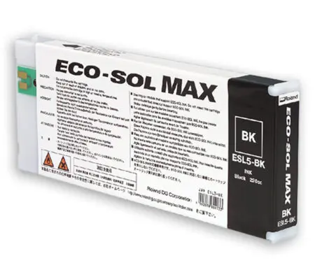 Roland Eco Sol MAX 3 Ink For Roland BN20A Only Black 220cc