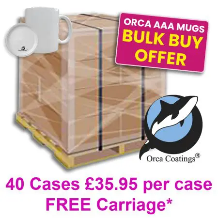 Sublimation Blanks Orca Mugs