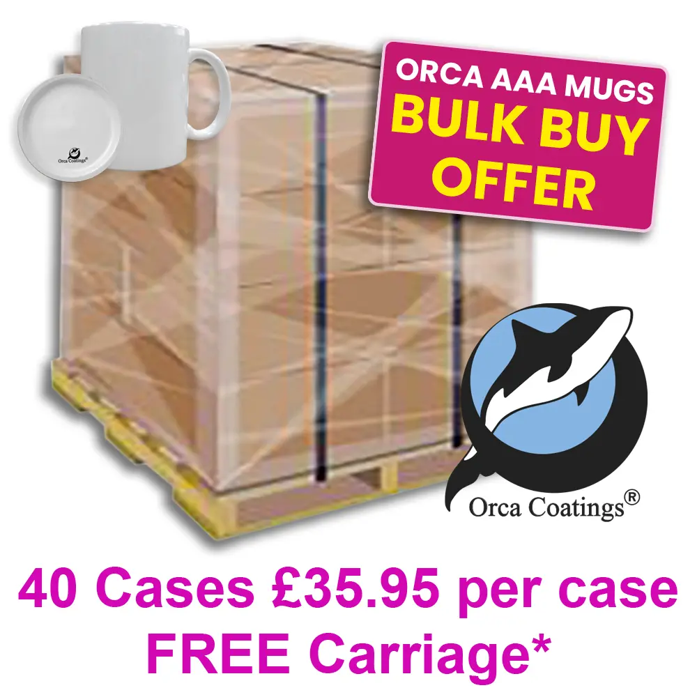 Sublimation Blanks Orca Mugs