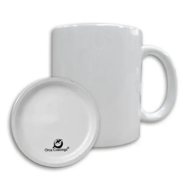 White Satin Sublimation Mugs