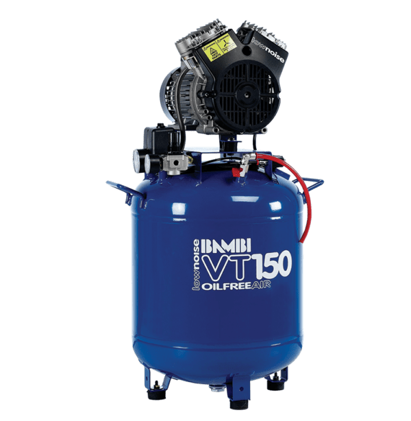 Bambi Compressor VT150 Oil Free Including Fittings