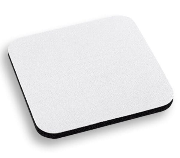Blank White Rubber Coasters