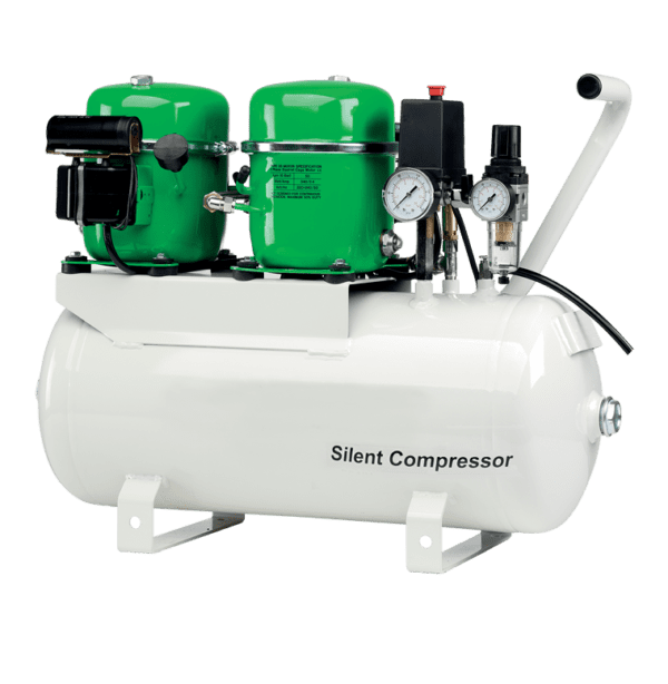 Bambi Compressor 50 litre Twin Engine With Hose and Fittings