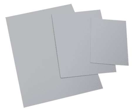 White Coloured Metal A5 Printable Area 146mm x 203mm