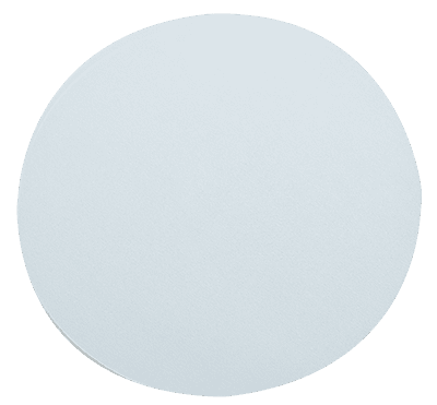 Mousemat Round Natural Rubber with Black base 190mm diax6mm