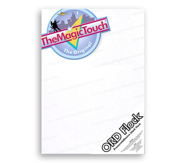 ORD Black Self Adhesive Flock 294 x 418