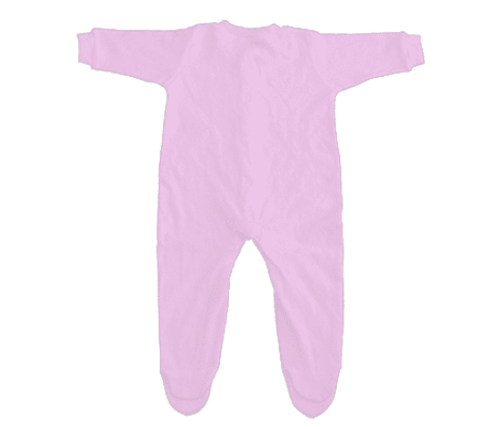 White & Beige Trimmed Baby Sleepsuit – Deolinda SS26 In Stock Now main image 1
