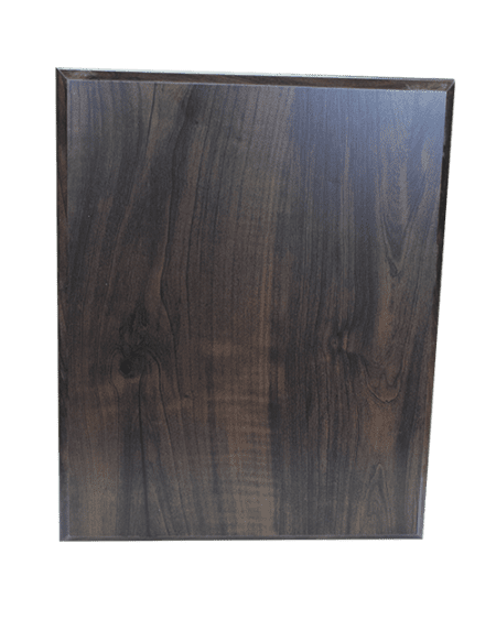 Walnut Effect Plaque Medium 25 x 20cm ( A5)