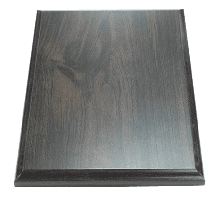 Walnut Effect Plaque Large 30.5cm x 23cm (A4)