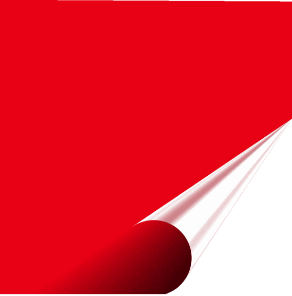 Flock Signal Red 500mm x 1m