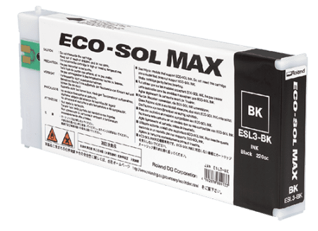 Roland EcoSolMAX Ink 220ml Black for BN20&SP PrinterCutter