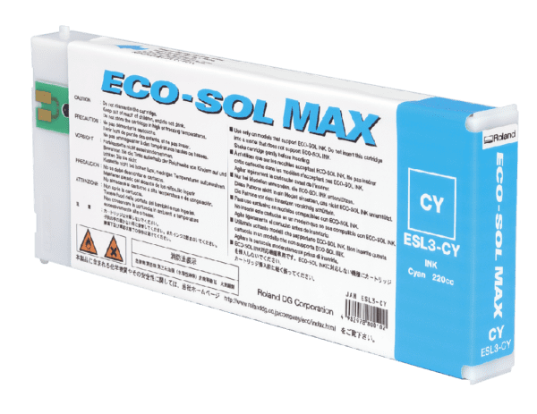 Roland EcoSolMAX Ink 220ml Cyan for BN20&SP PrinterCutter