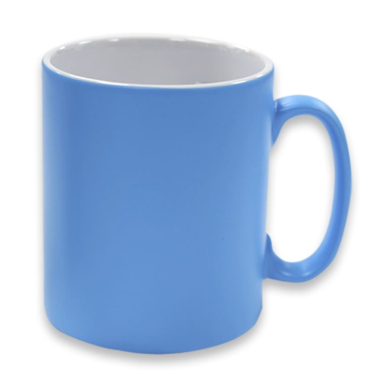 Blank Cyan Satin Mug