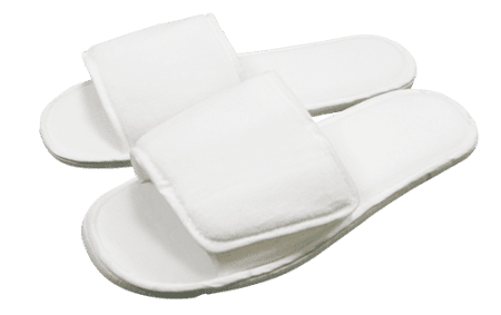 Mens White Slippers 7mm Eva Sole