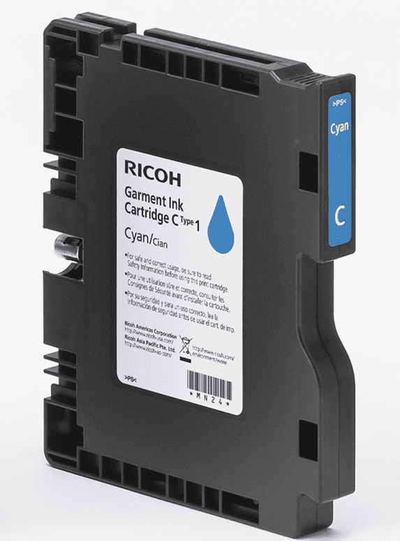 Ricoh Ri 100 DTG - Cyan Garment Ink 35ml