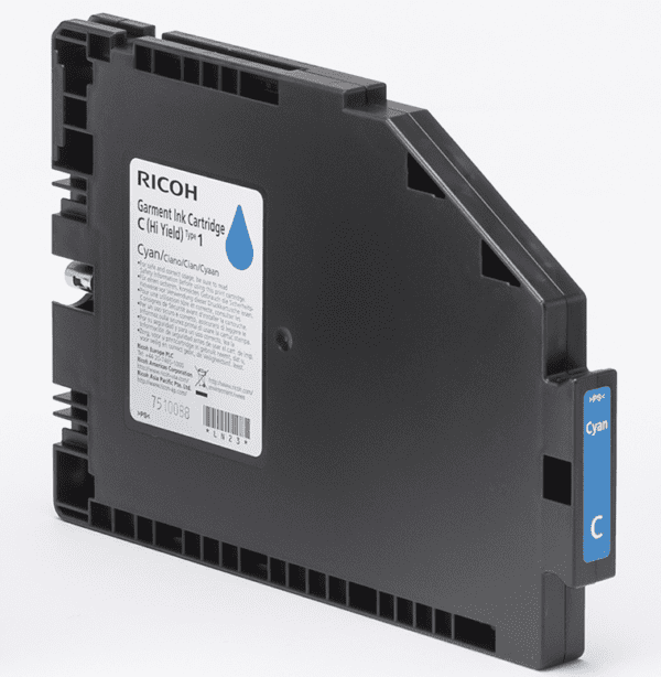Ricoh Ri 100 DTG - Cyan Garment Ink - High Yield 100ml