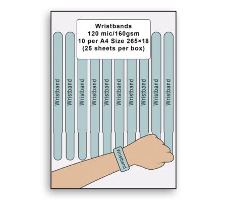 Blank Wristbands for Printing