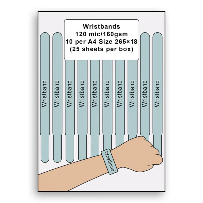 Blank Wristbands for Printing