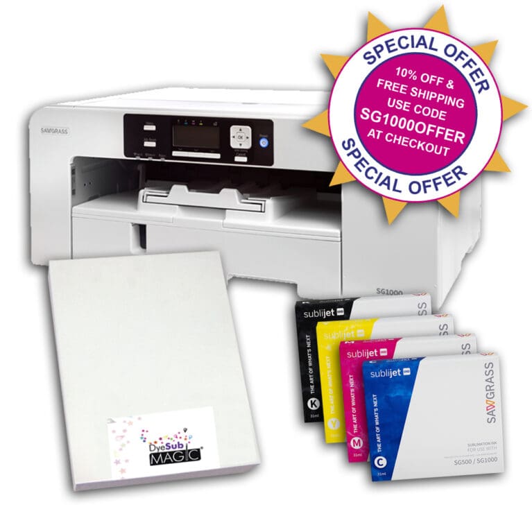 Sawgrass SG1000 Printer A3 Inc High Capacity Ink & Paper