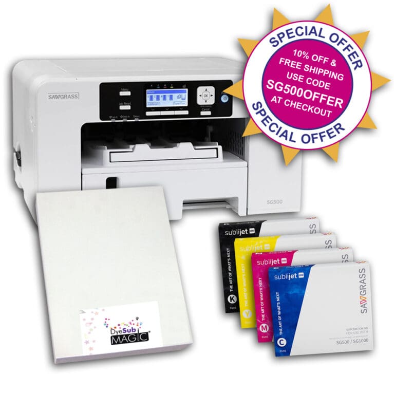 Sawgrass SG500 Printer A4 Including Ink & Paper