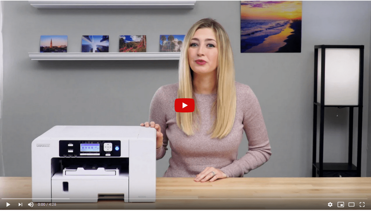 Sawgrass SG500/SG1000 printers video