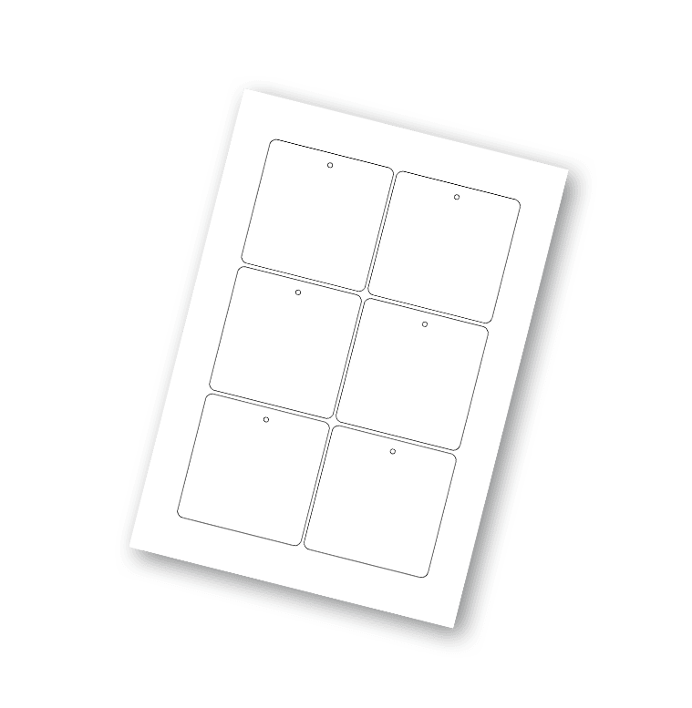 Download Felt Air Freshener Square - The Magic Touch Printable Sublimation Toner