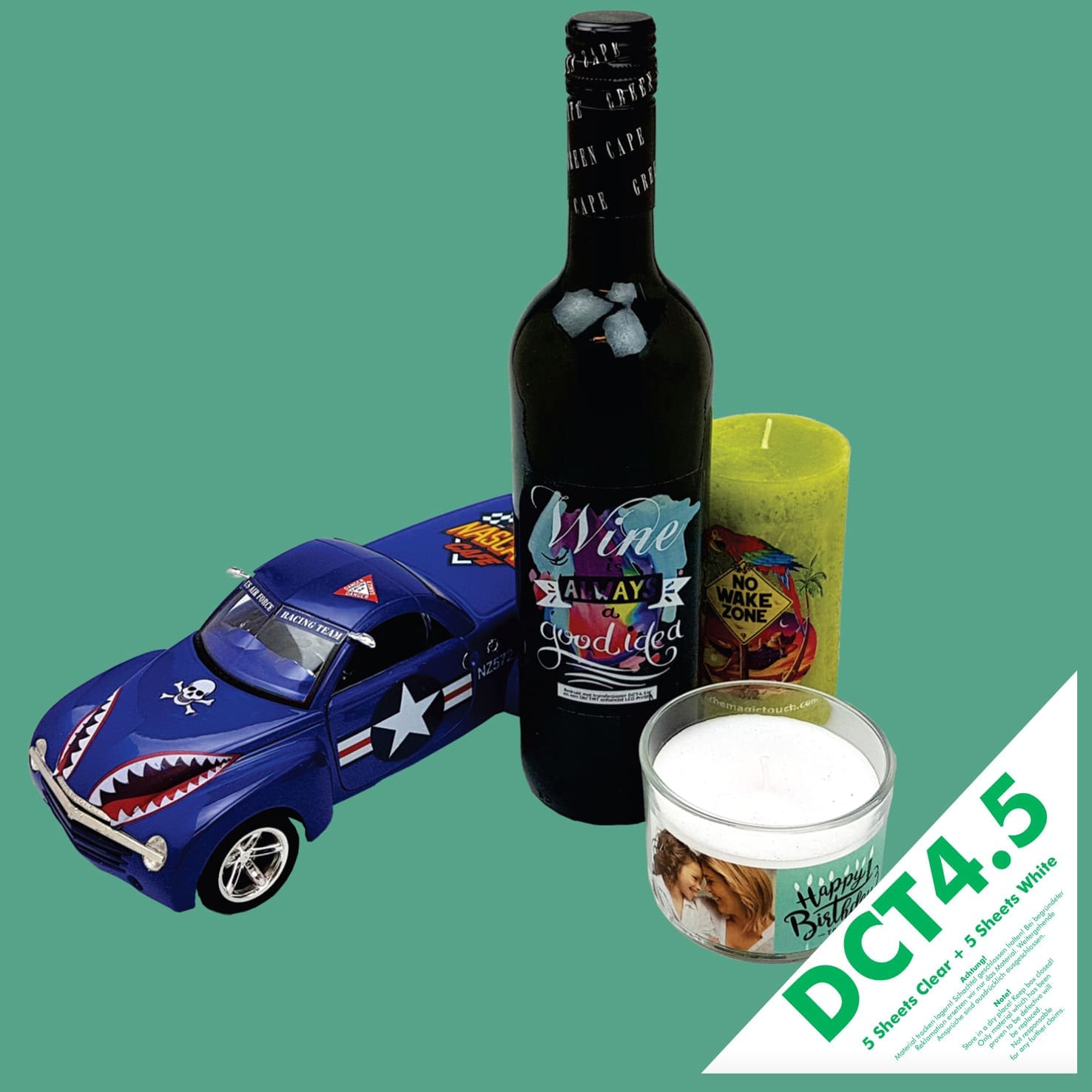 DCT Water Slide Decal Transfer Paper