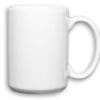 White Sublimation Mugs 15oz